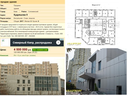 Если верить объявлениям, то в 2015 году административное здание по ул. Кудряшова, 9 семья Емцев продавала за $4,5 млн