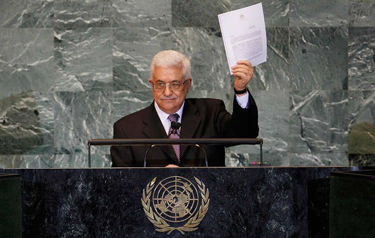 М.Аббас переконав Генеральну Асамблею ООН «видати свідоцтво про народження реально існуючій палестинській державі».