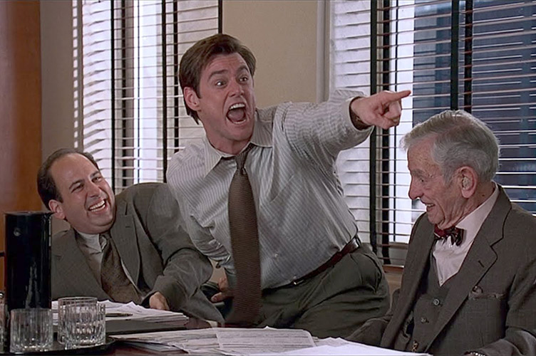 Персонаж Джима Керрі у фільмі «Брехун, брехун» не зміг брехати клієнтам, і його правда виявилася надто емоційною.