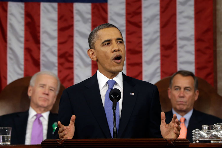 Б.Обама: «Америка, знай: тень кризиса исчезла, и положение нашей страны стабильное».