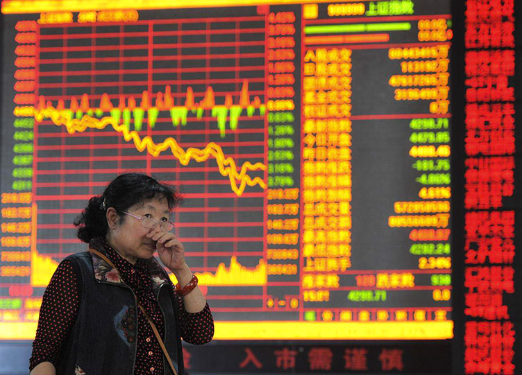 Из-за слухов в сети, связанных с падением на фондовой бирже, Китай понес финансовые потери.