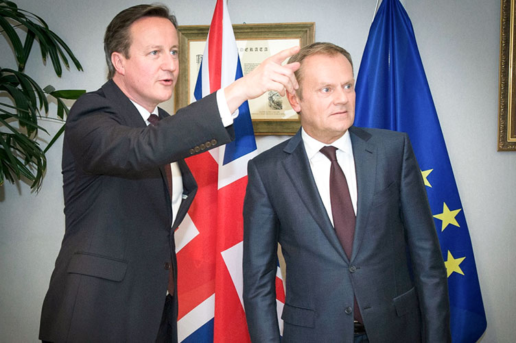 Д.Кэмерон указал Д.Туску направление, в котором должны развиваться отношения Лондона и Брюсселя, чтобы британцы не желали оставить ЕС.
