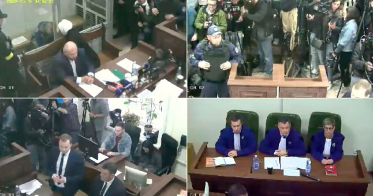Перший суд над російським військовим у Солом’янському райсуді Києва транслювався онлайн.