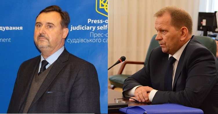Судьи ВС Валерий Суховой (слева) и Сергей Хопта.