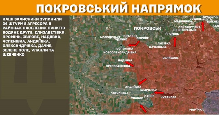 Інфографіка: Генштаб ЗСУ