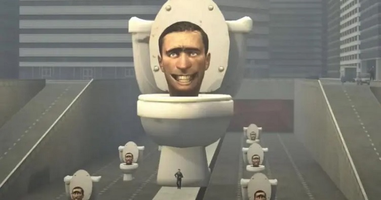 «Skibidi toilet» — це назва популярної серії анімаційних відео на YouTube, автор якої і вигадав слово.