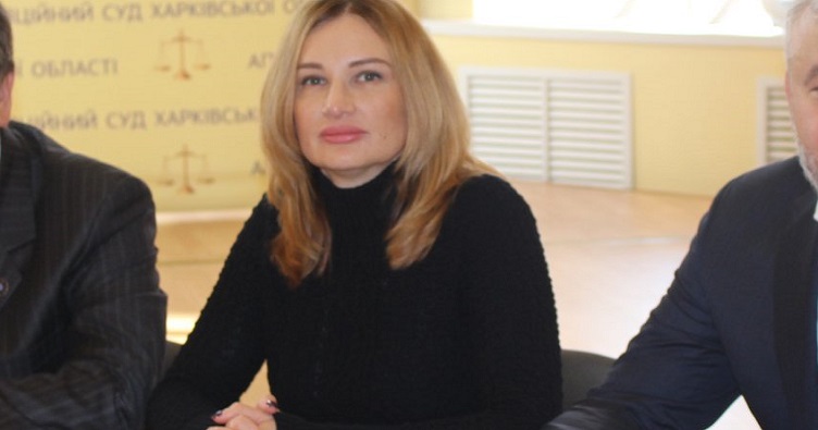 Голова Харківського районного суду Тетяна Бобко. Фото з Facebook-сторінки Гсоподарського суду Харківської області (2018 р.).
