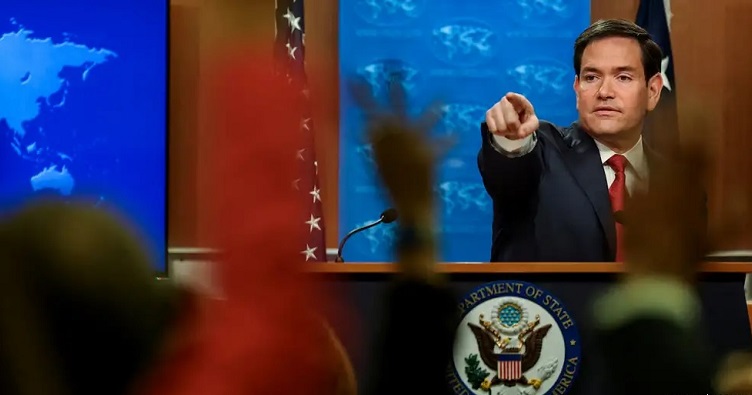 Держсекретар США Марко Рубіо пояснив санкції тим, що вони застосовані до радикальних активістів. Фото: Kevin Mohatt/Reuters