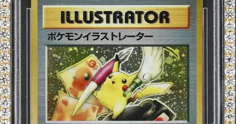 Футляр для хранения редкой карточки тоже украшен бриллиантами. Фото: Goldin