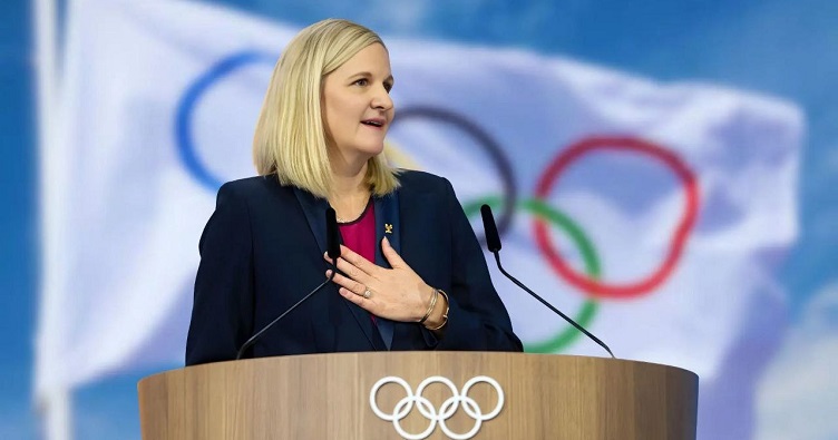 Президент МОК Кирсти Ковентри, двукратная олимпийская чемпионка по плаванию: «Как бывшая спортсменка, твердо верю в право всех олимпийцев на участие в честных соревнованиях». 