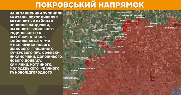 Інфографіка: Генштаб ЗСУ
